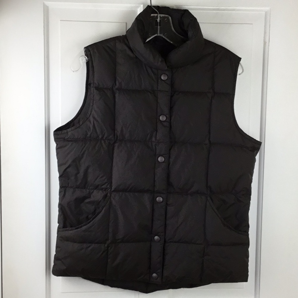 Lands End Down Puffer Vest Size S